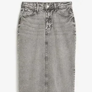 Maxi Skirt Gray Skirt H&m H&M Skirts Grey Denim Maxi Skirt
